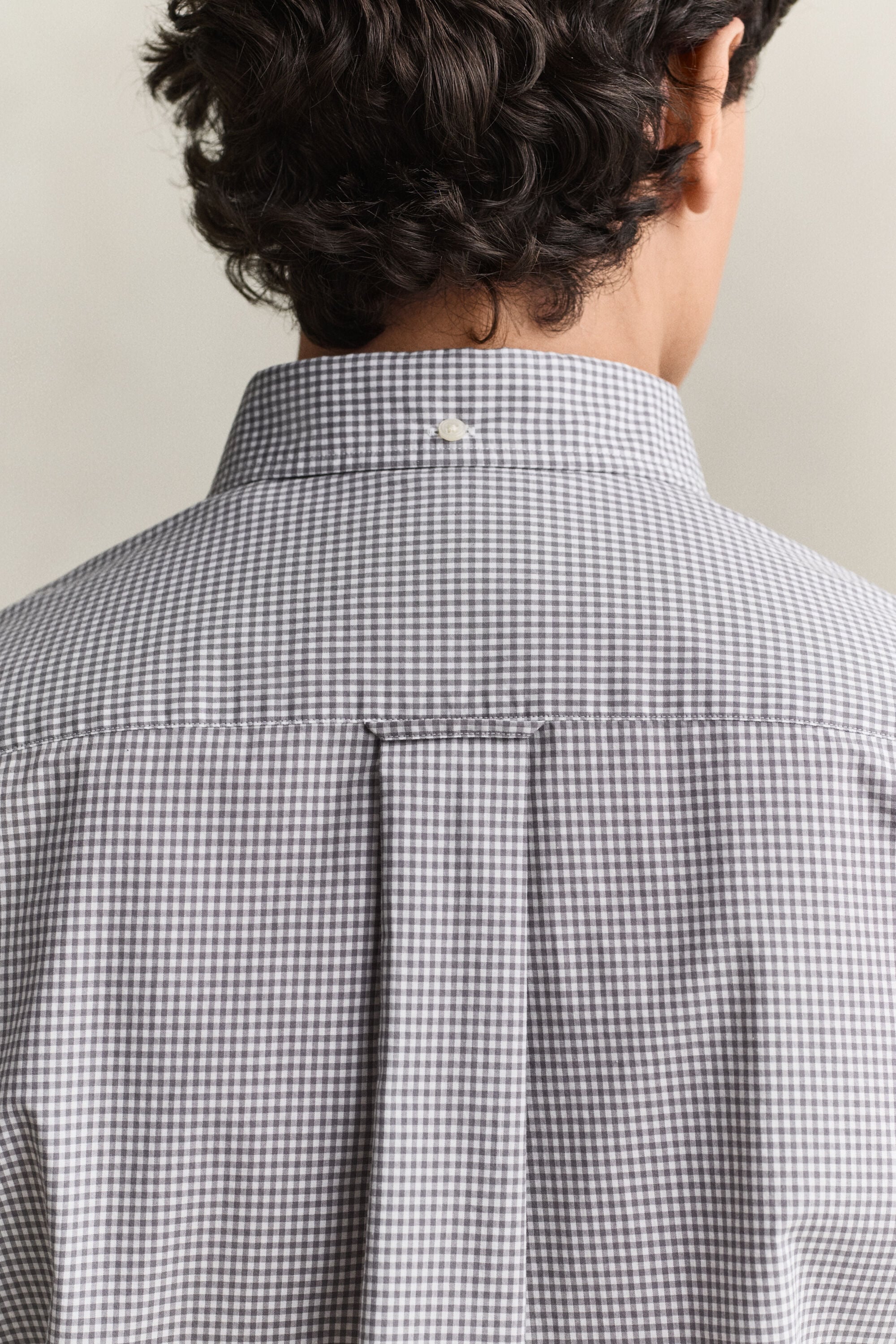 Gingham-ruudullinen Classic-popliinipaita