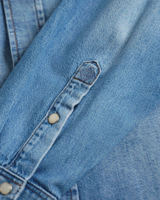 Wrangler x GANT ‑malliston relaxed fit ‑mitoitettu Western-farkkupaita