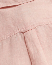 Regular fit ‑mitoitettu pellavainen chambray-paita