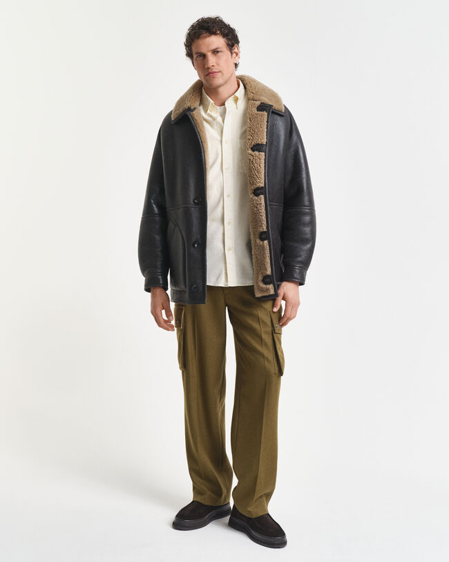 Regular fit ‑mitoitettu tvillipaita