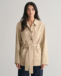 Regular fit ‑mitoitettu vyöllinen bleiseritakki