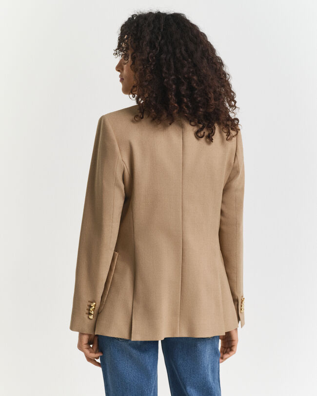 Slim fit ‑mitoitettu klubitakki