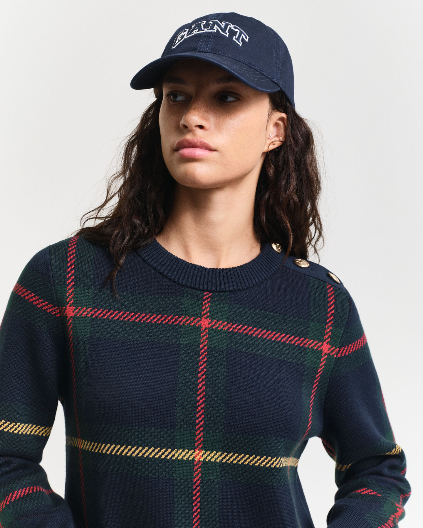 Ruutumekko, pyöreä pääntie