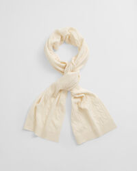 Palmikkoneulottu villahuivi