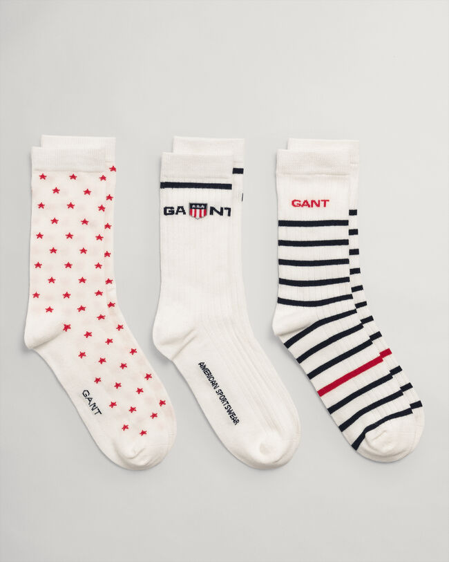 Retro Shield ‑sukat (3 paria)