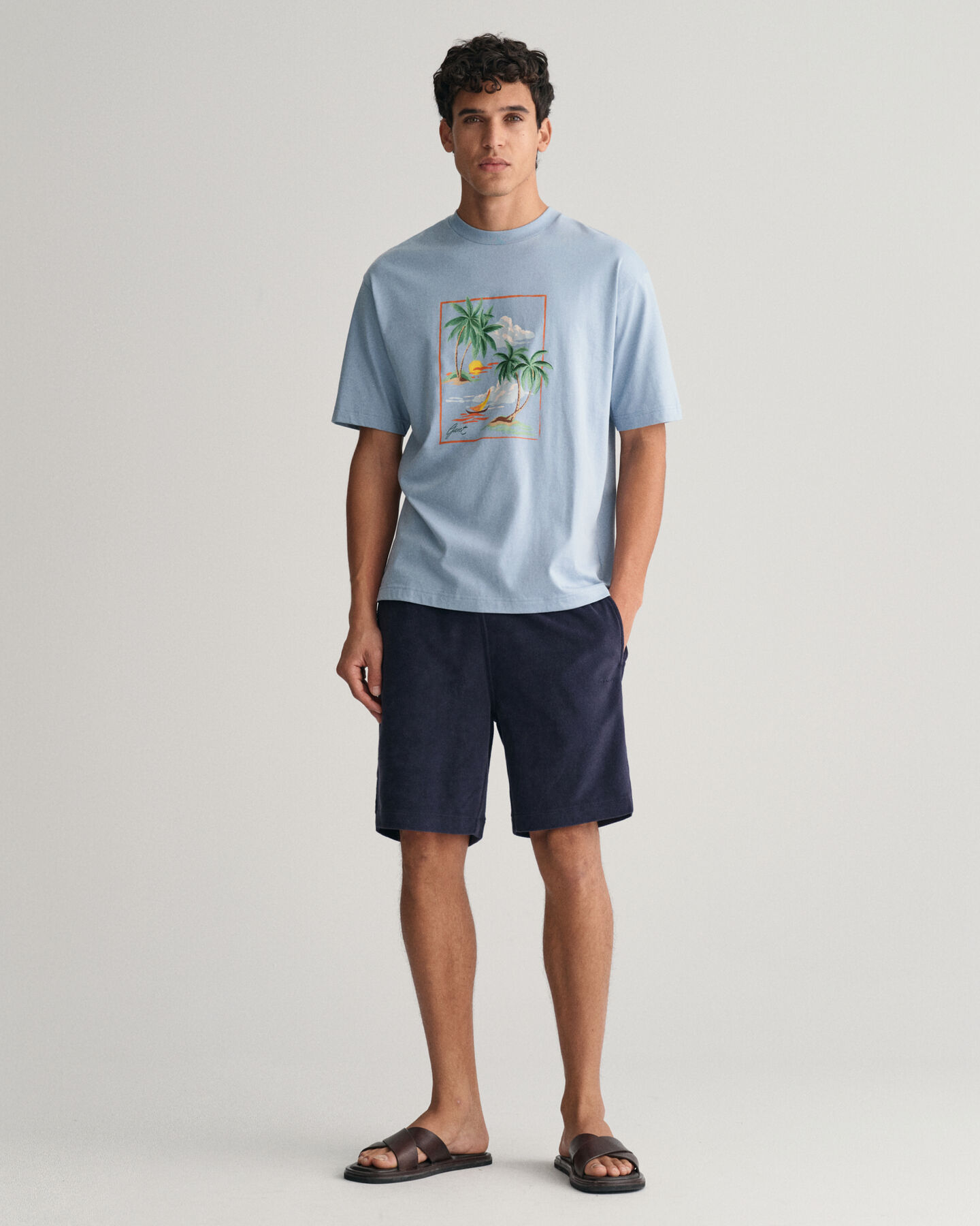 Hawaiian Print ‑t‑paita