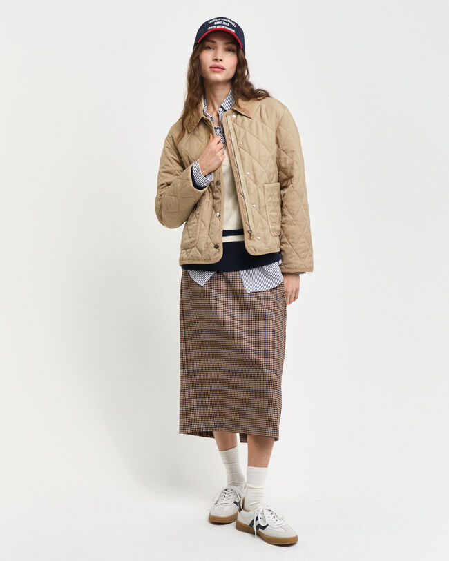 Vakosamettisomisteinen tikkitakki