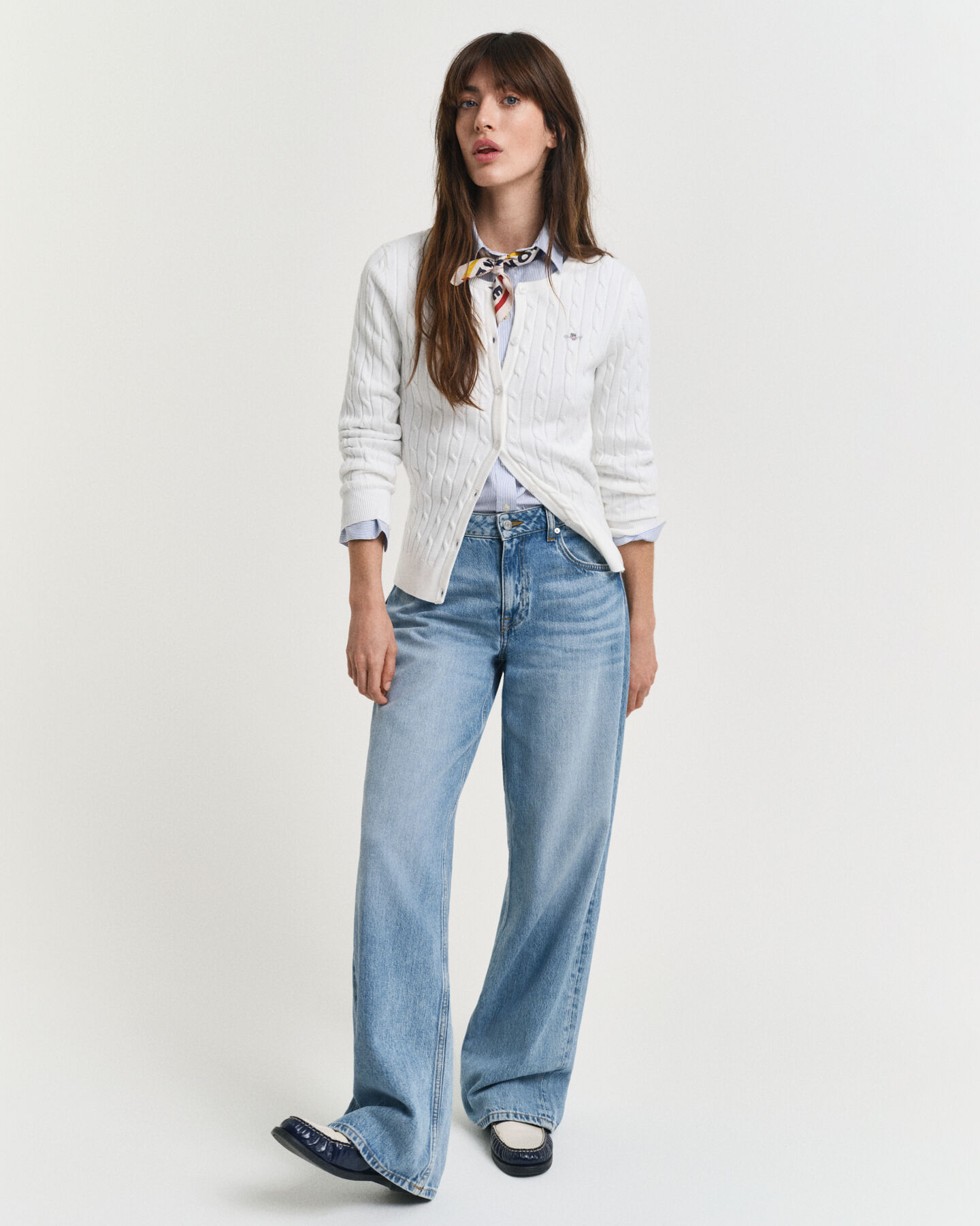 Joustopuuvillainen Shield-palmikkoneuletakki