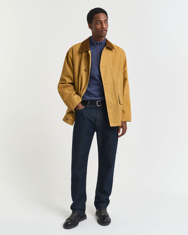 Sacker Rib ‑collegepaita puolivetoketjulla