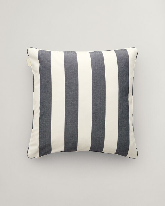 Striped Archive Shield Cushion