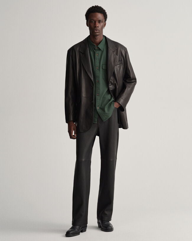 Relaxed fit ‑mitoitettu tvillipaita