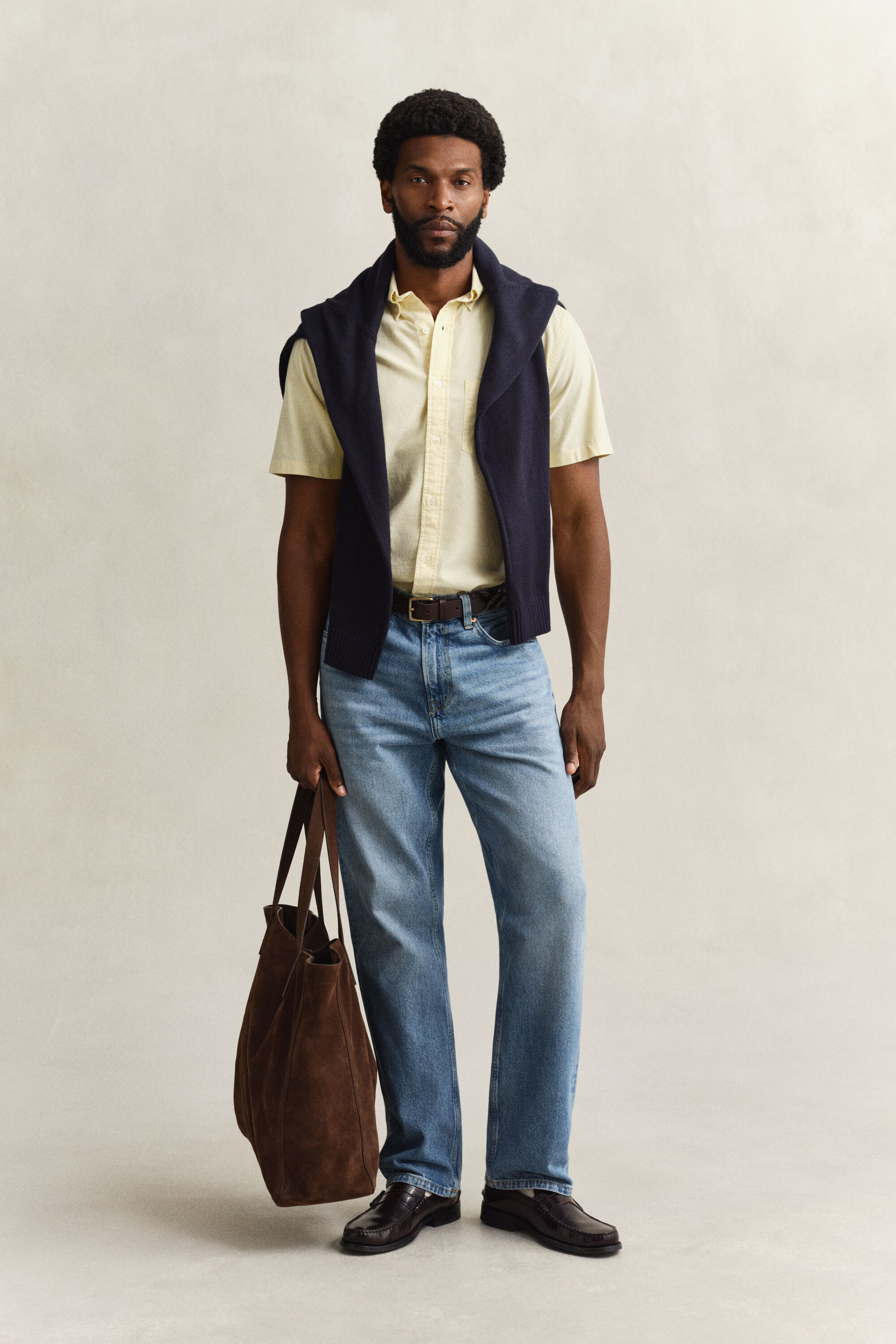 Klassinen lyhythihainen oxford-paita