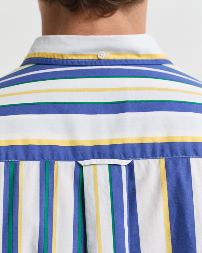 Relaxed fit ‑mitoitettu raitapaita