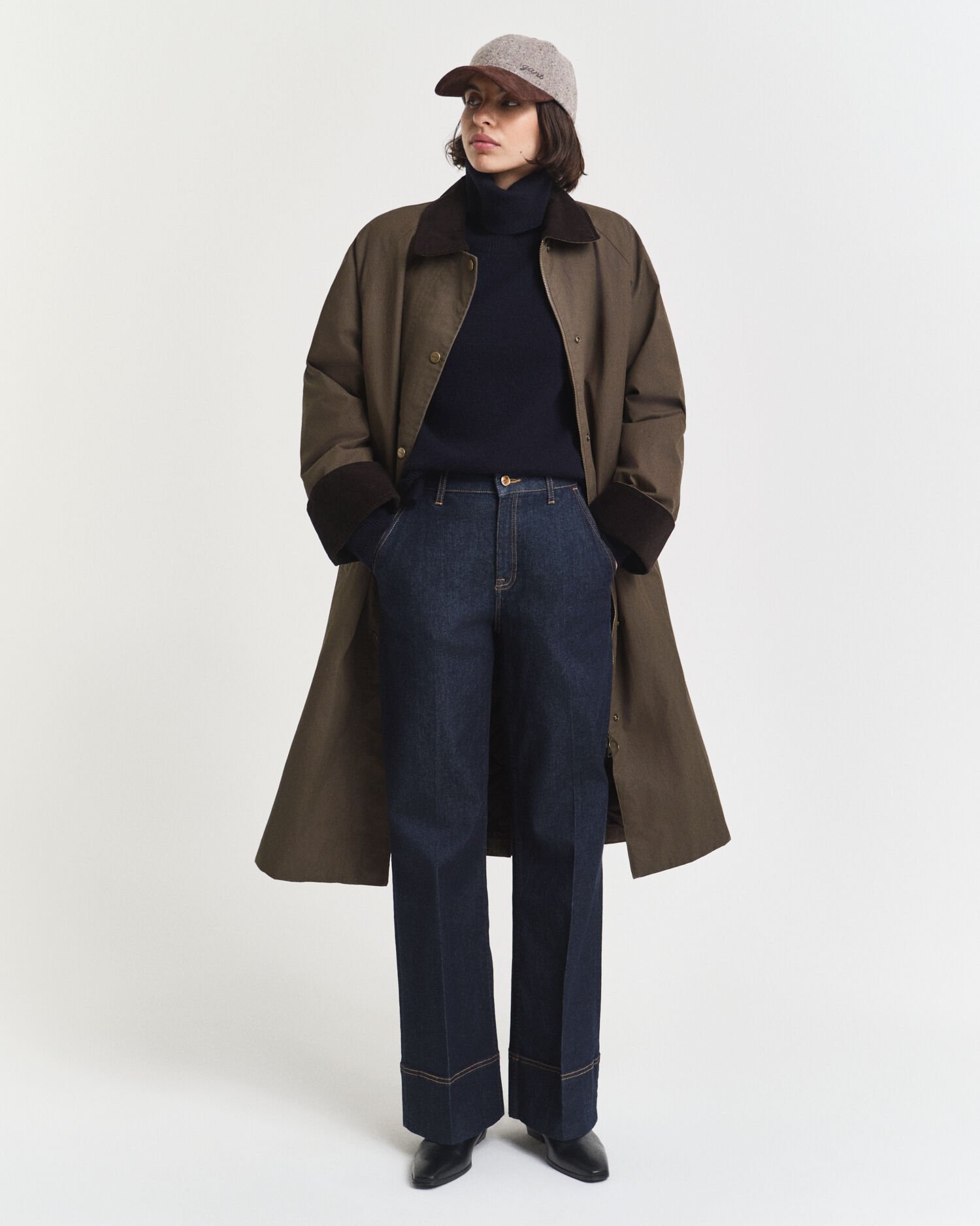 Villa-kašmirsekoitteinen pooloneulepusero