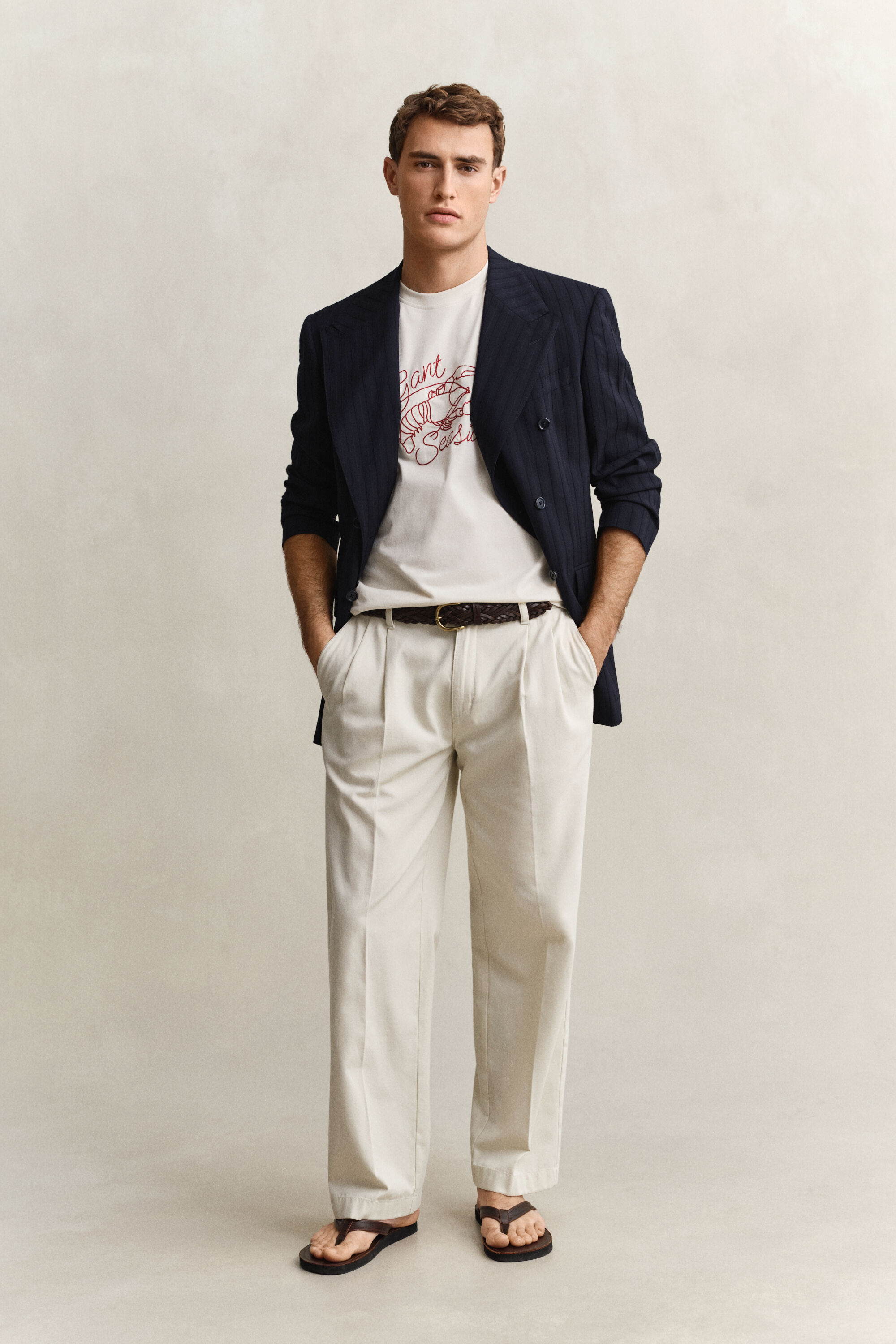 T‑paita, jossa merenrantapainatus