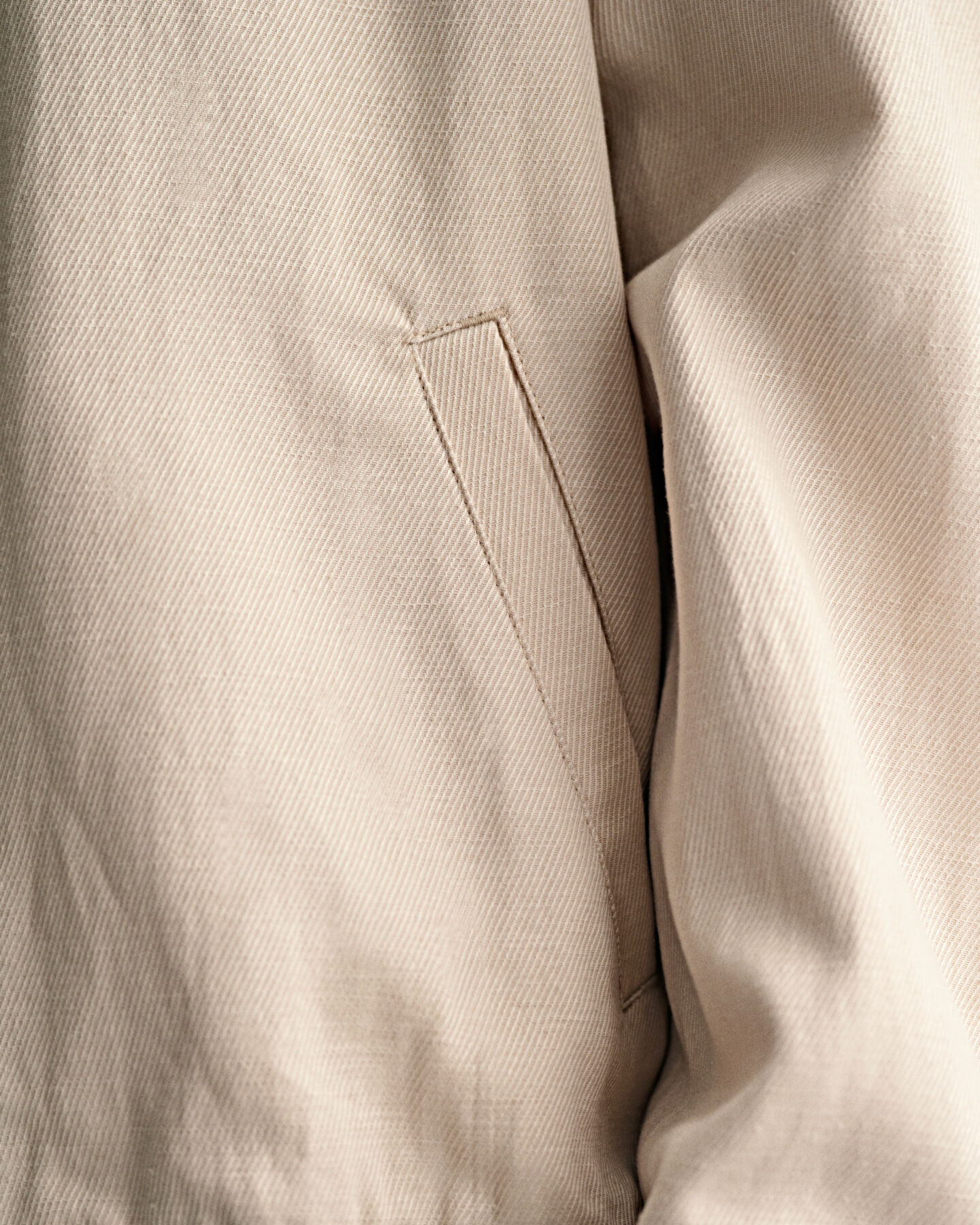 Pellavasekoitteinen Bomber-takki