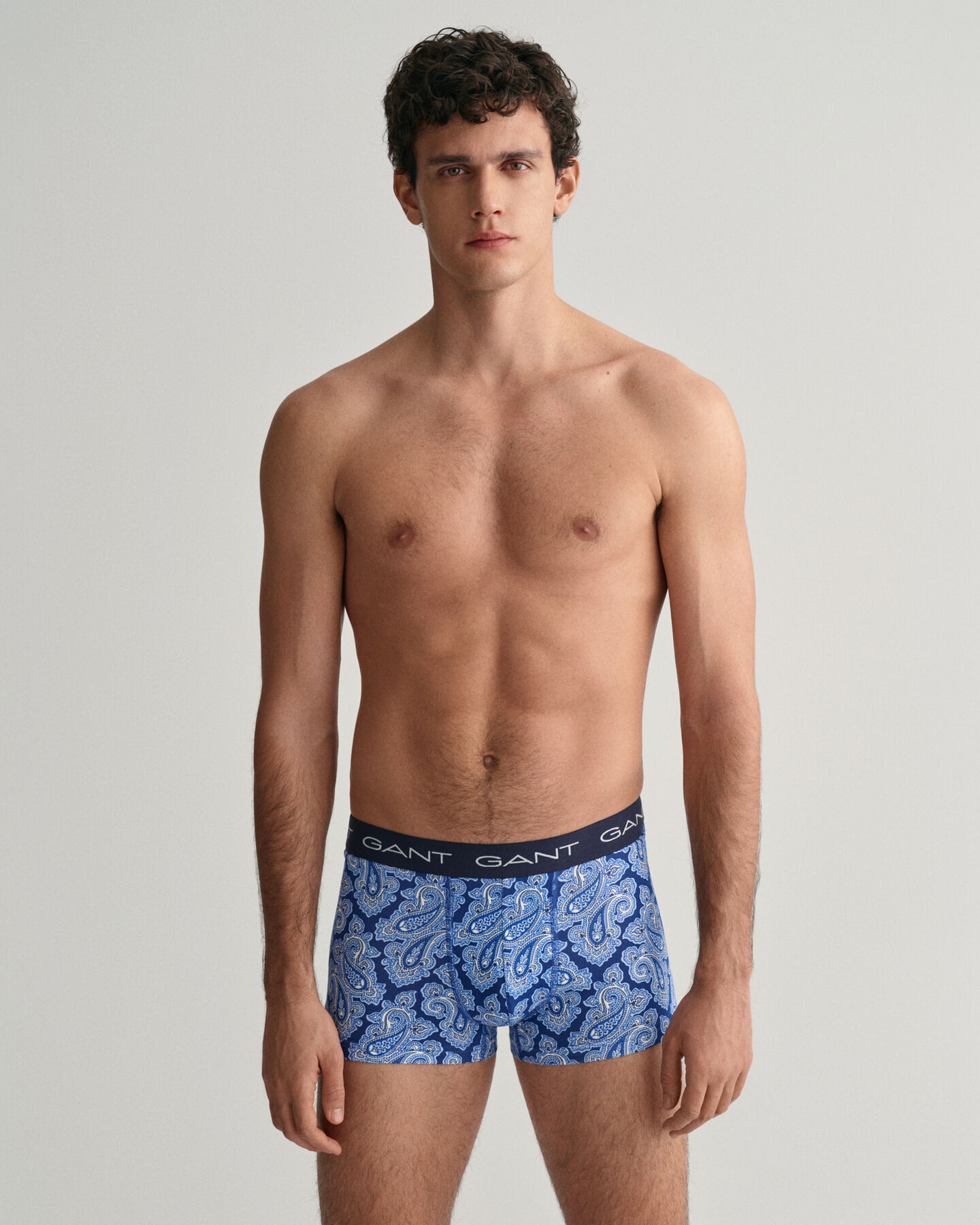3-Pack Paisley Print Trunks