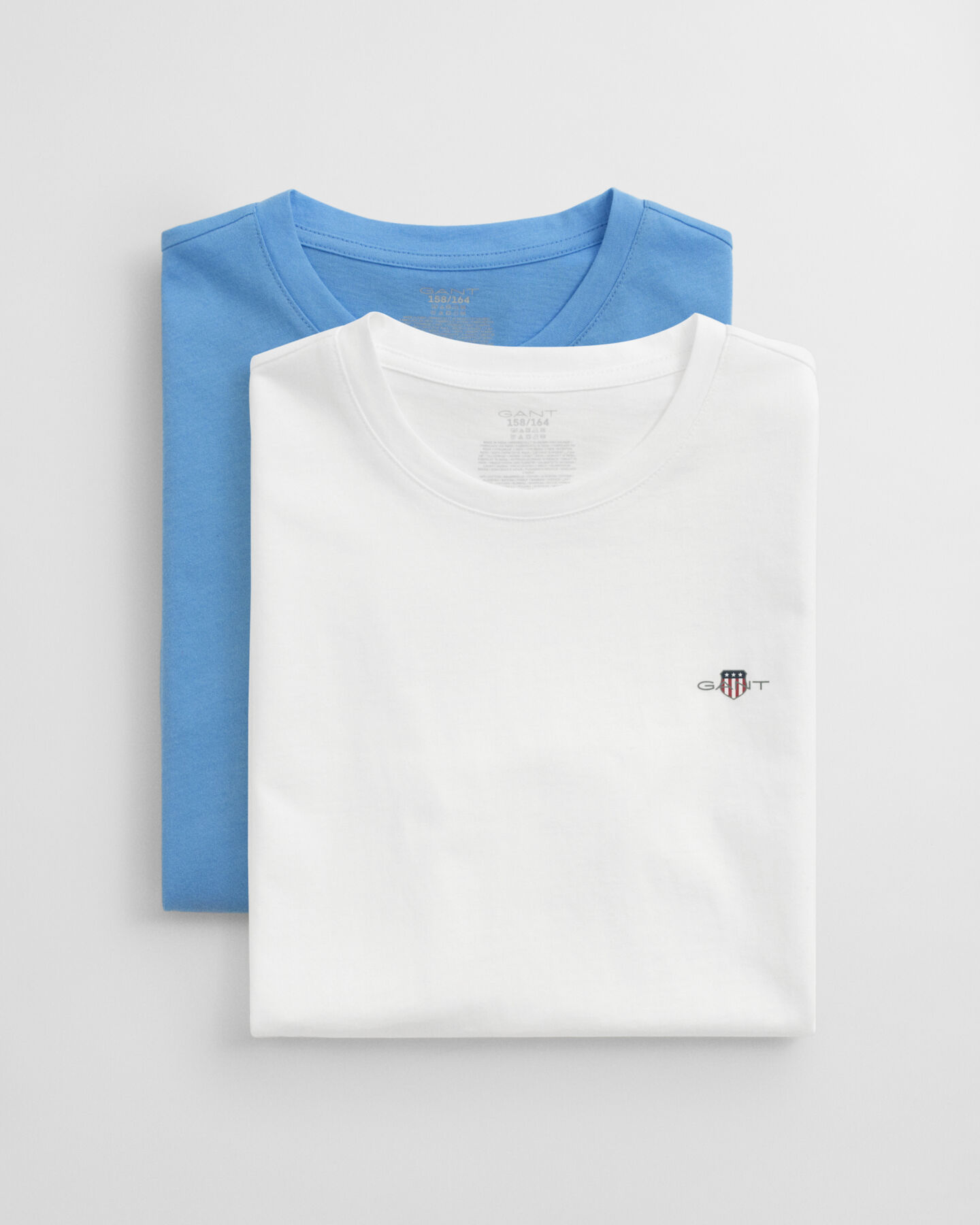 Teens-malliston t‑paidat, pyöreä pääntie (2 kpl)