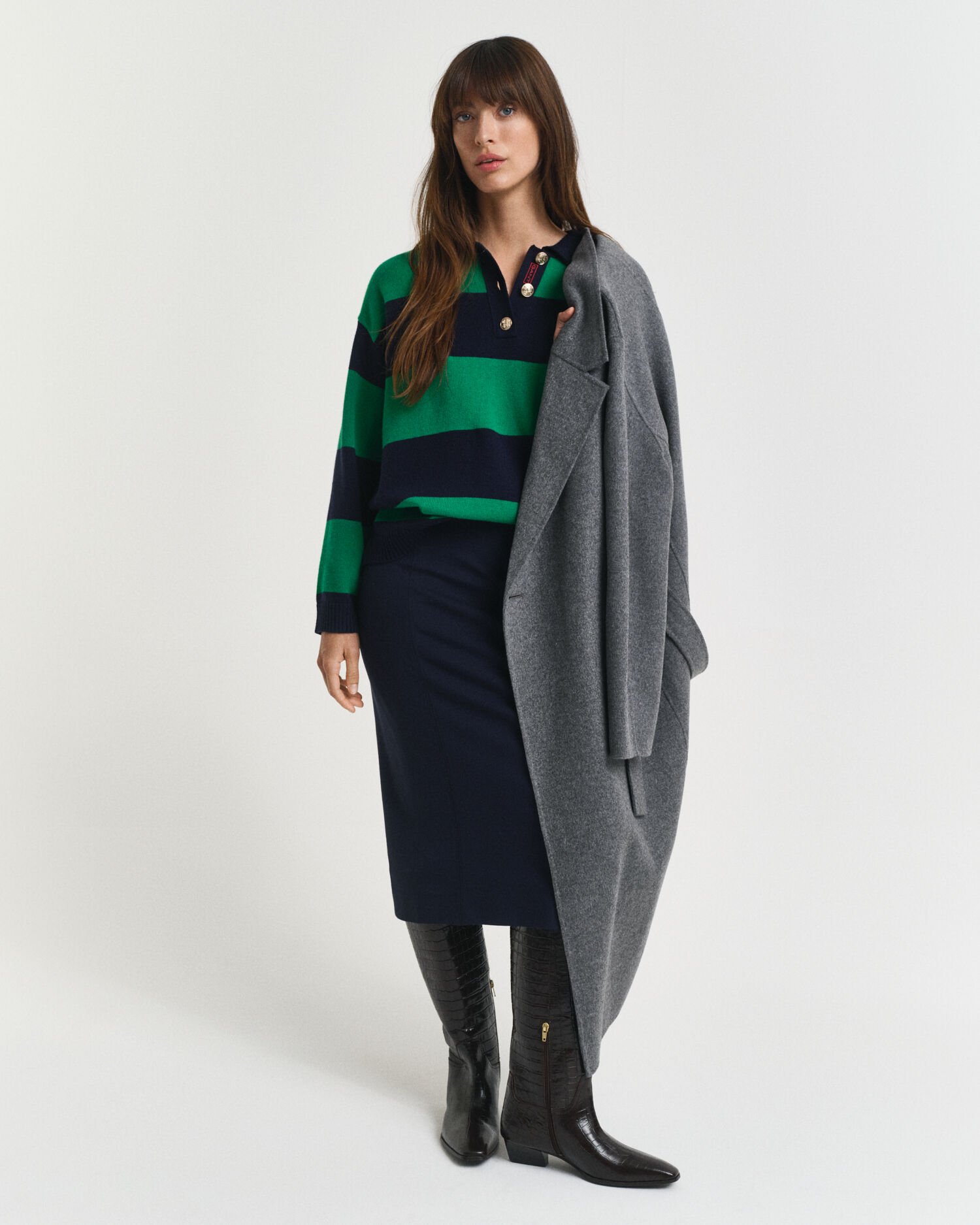 Raidallinen Rugger-neule