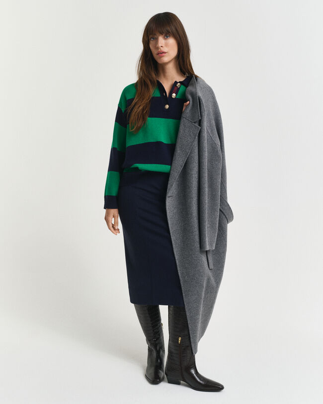 Raidallinen Rugger-neule