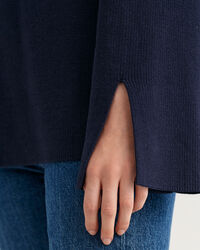 Joustinneulepusero kilpikonnakauluksella