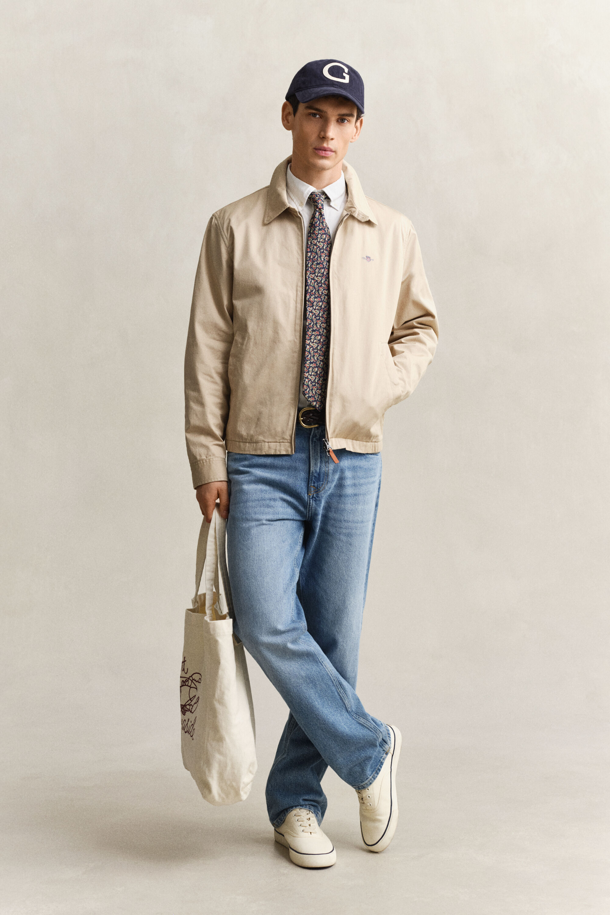 Puuvillainen Windcheater-takki