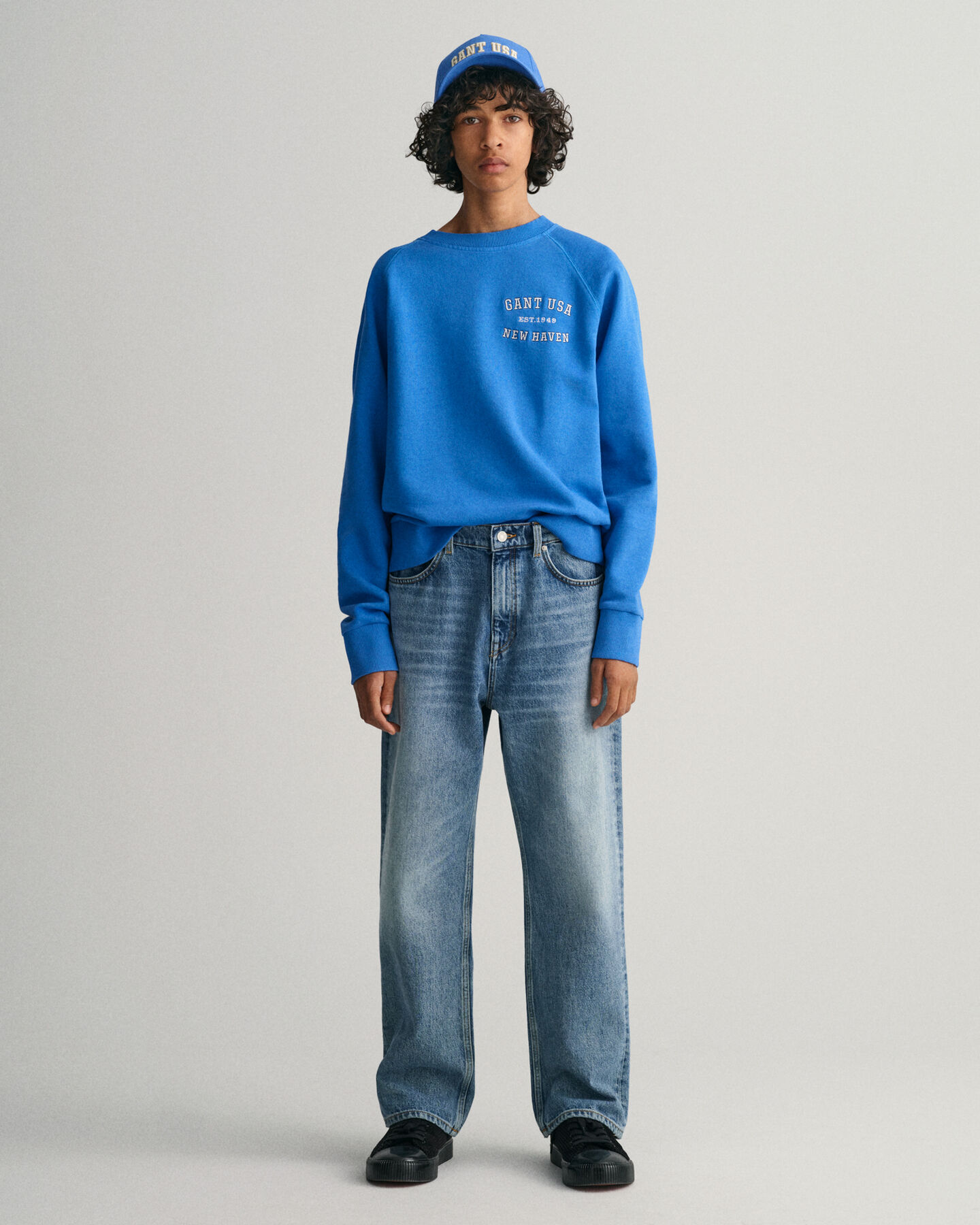 Teen Boys ‑malliston loose fit ‑mitoitetut farkut