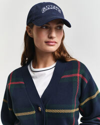 Ruudullinen v-neuletakki