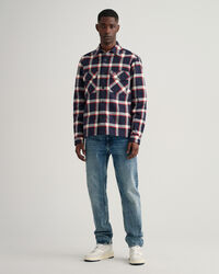 Ruudullinen flanellikankainen päällyspaita