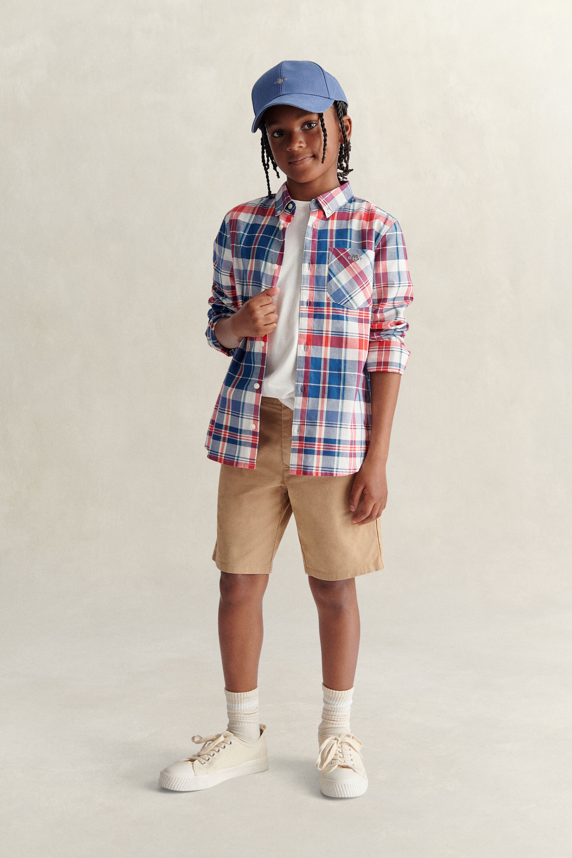 Teen Boys ‑malliston ruutupaita