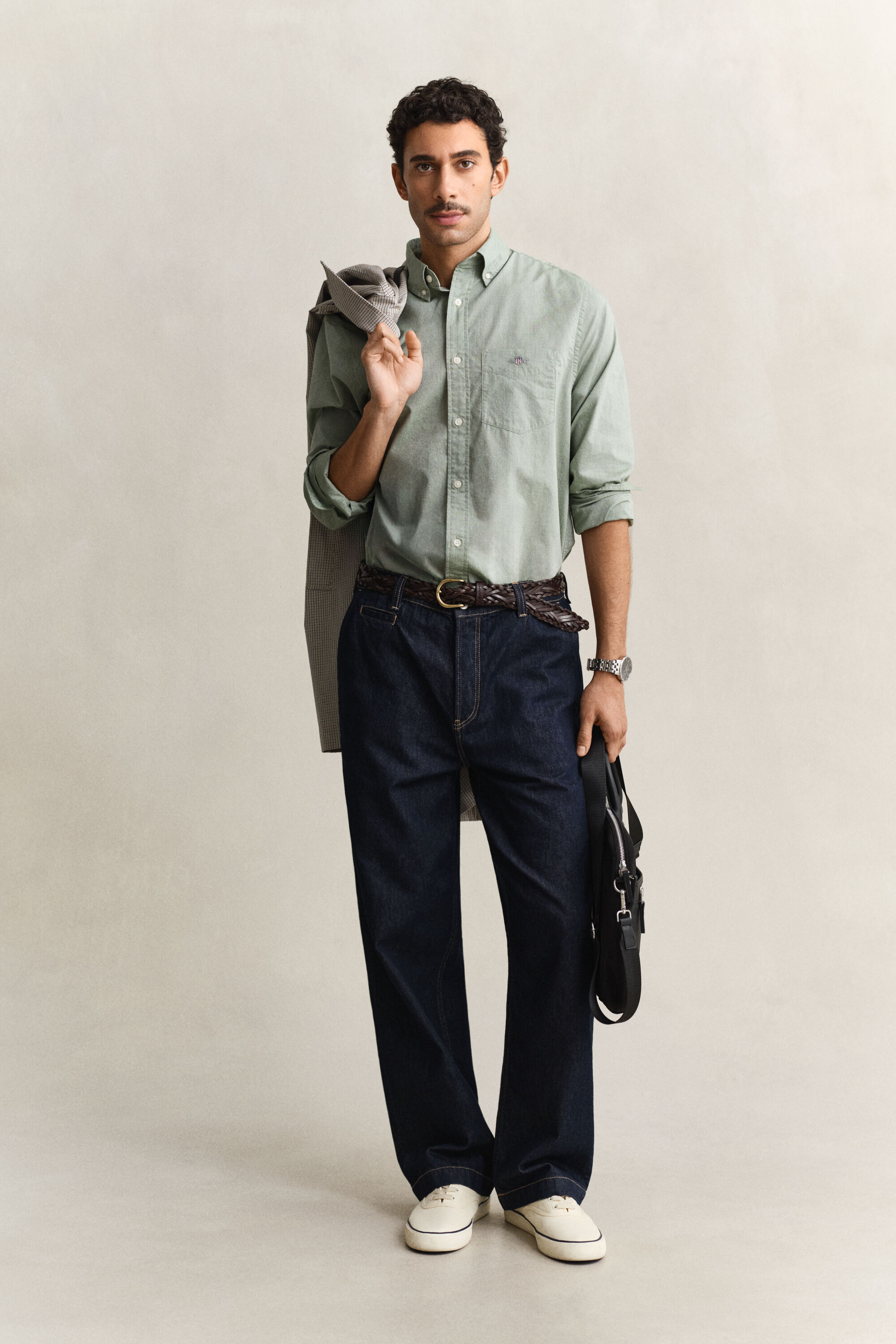 Regular fit ‑mitoitettu Classic-popliinipaita