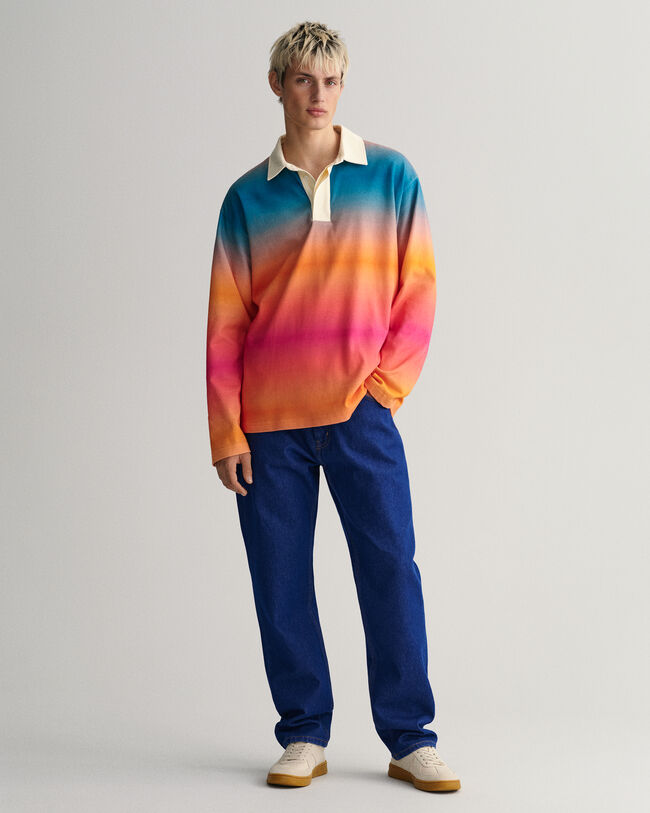 Värikäs liukuvärinen Rugger