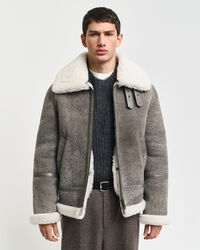 Shearling-takki