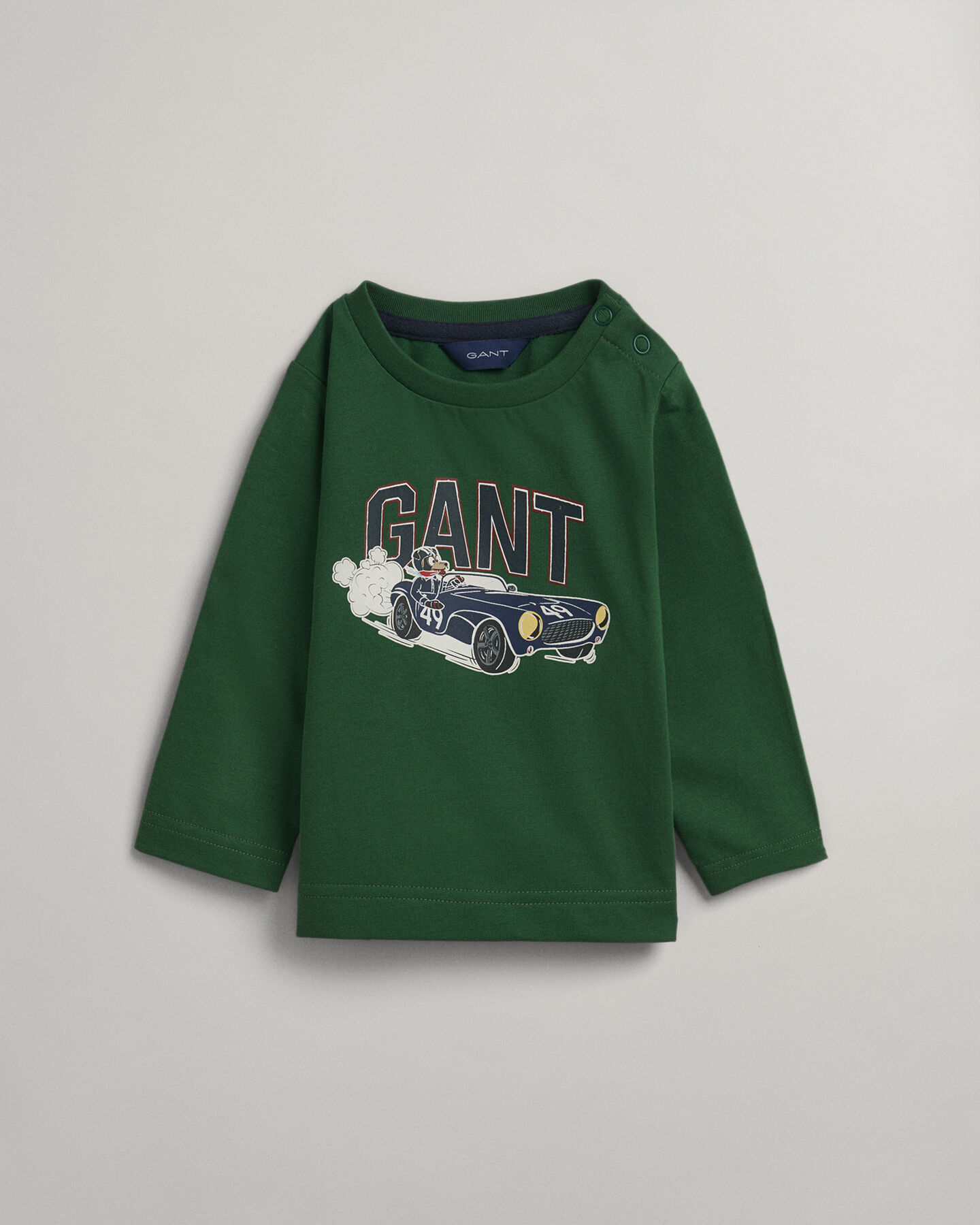 Baby Boy ‑malliston pitk&auml;hihainen Driving Dog ‑t‑paita