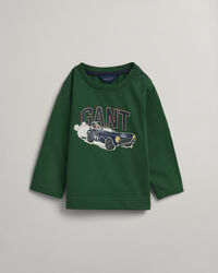 Baby Boy ‑malliston pitk&auml;hihainen Driving Dog ‑t‑paita