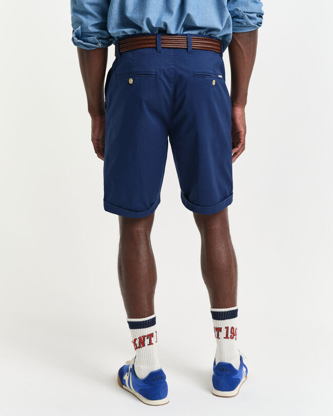 Regular fit ‑mitoitetut Sunfaded-chinoshortsit