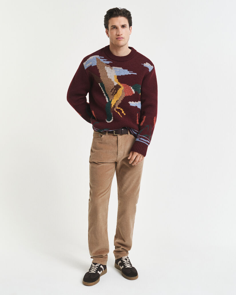 Regular fit ‑mitoitetut vakosamettifarkut