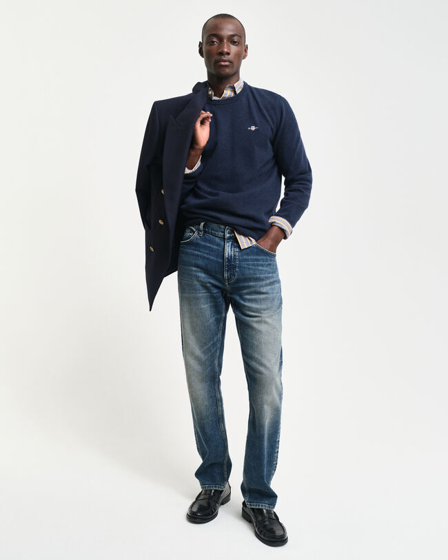 Ohut lampaanvillaneule, py&ouml;re&auml; p&auml;&auml;ntie