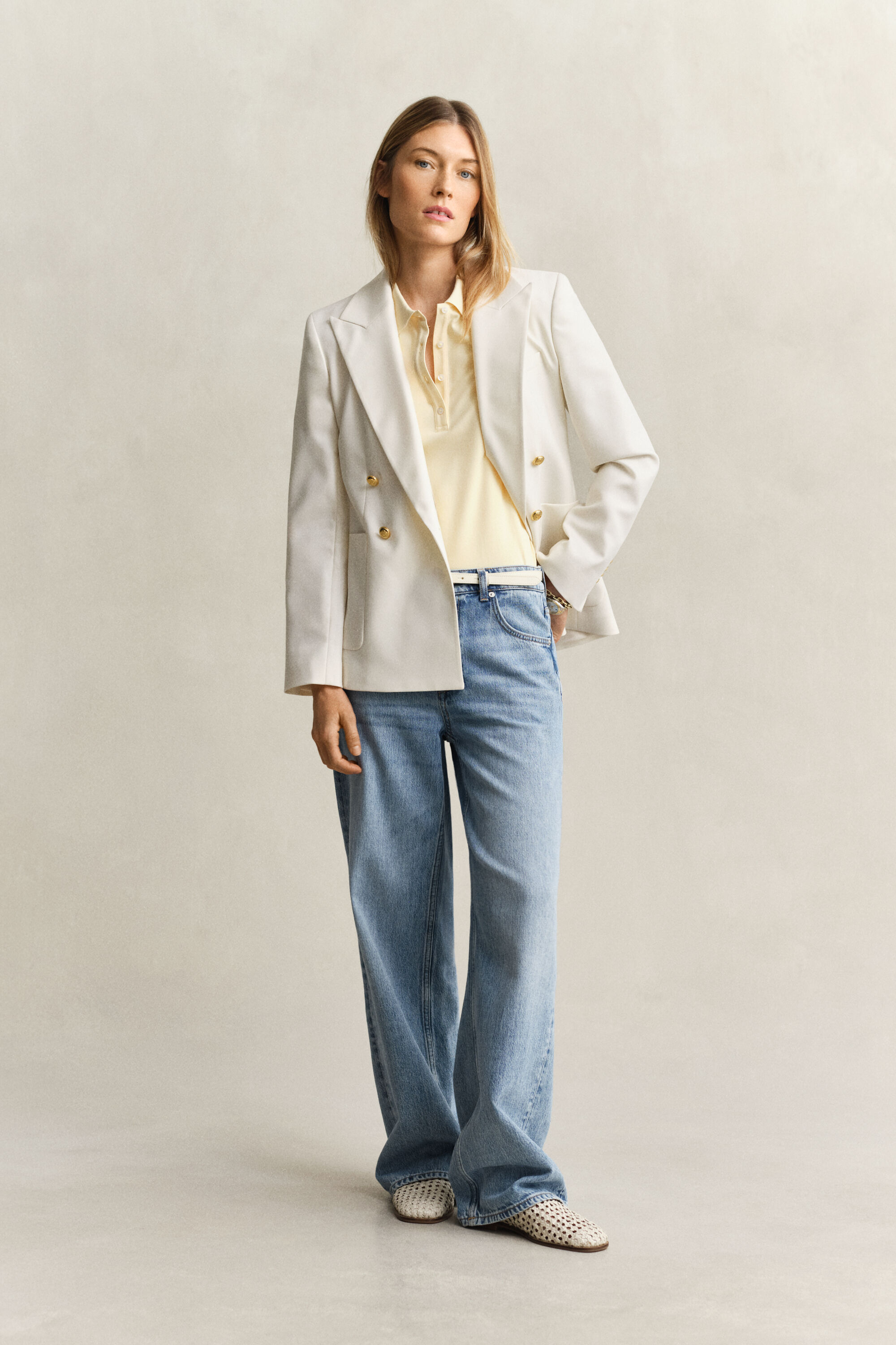 Slim fit ‑mitoitettu pikeepaita