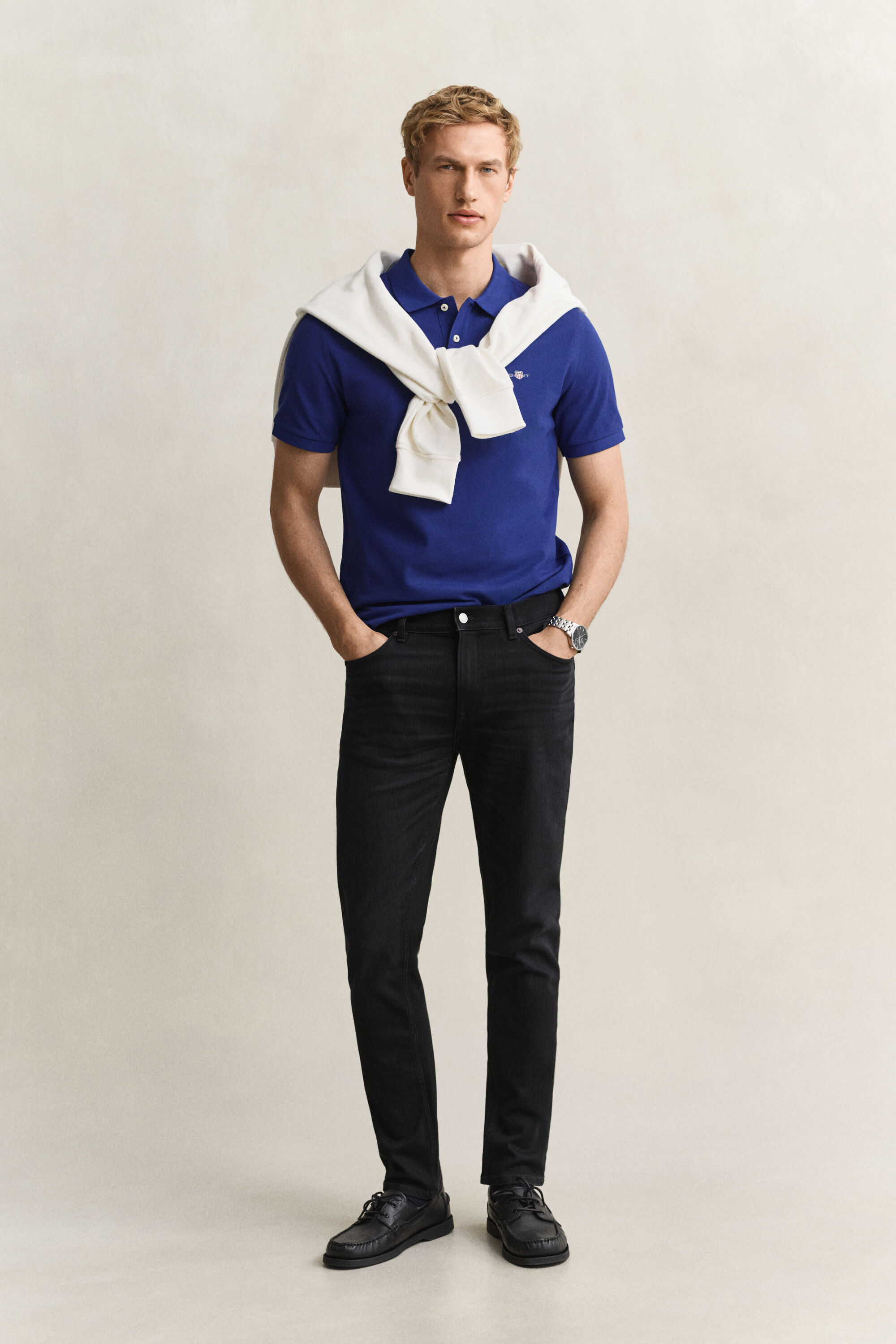 Slim fit ‑mitoitetut farkut