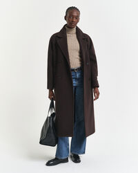 Joustopuuvillainen palmikkopooloneule