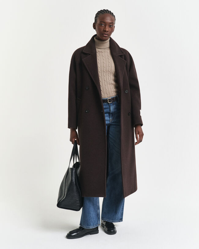 Joustopuuvillainen palmikkopooloneule