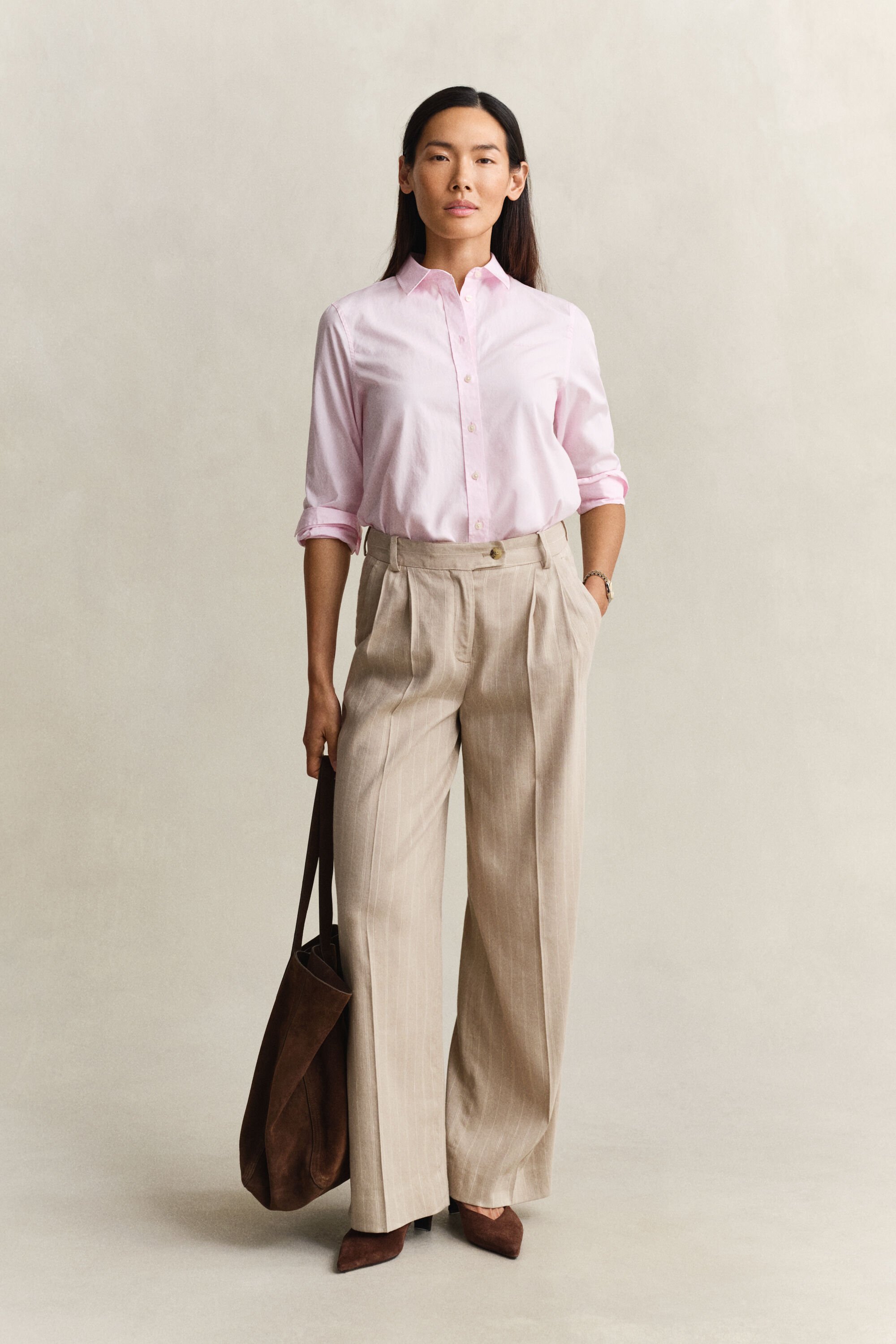 Regular fit ‑mitoitettu Classic-popliinipaita