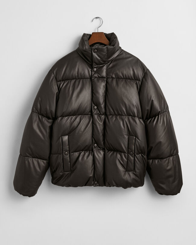 Nahkainen untuvatakki