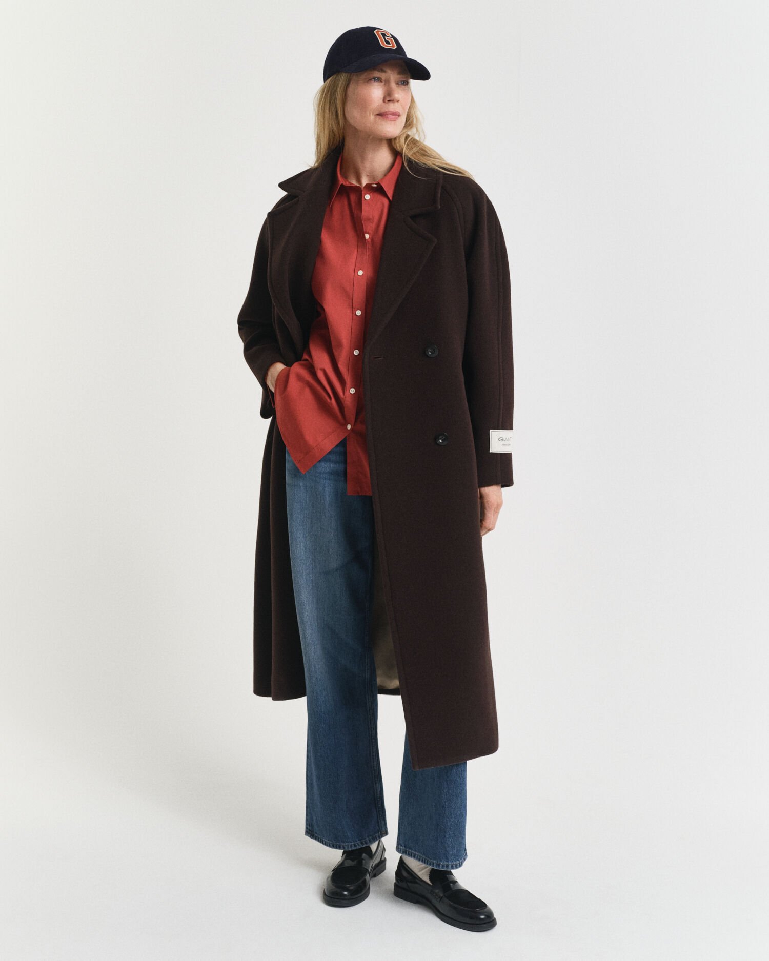 Relaxed fit ‑mitoitettu Classic-popliinipaita