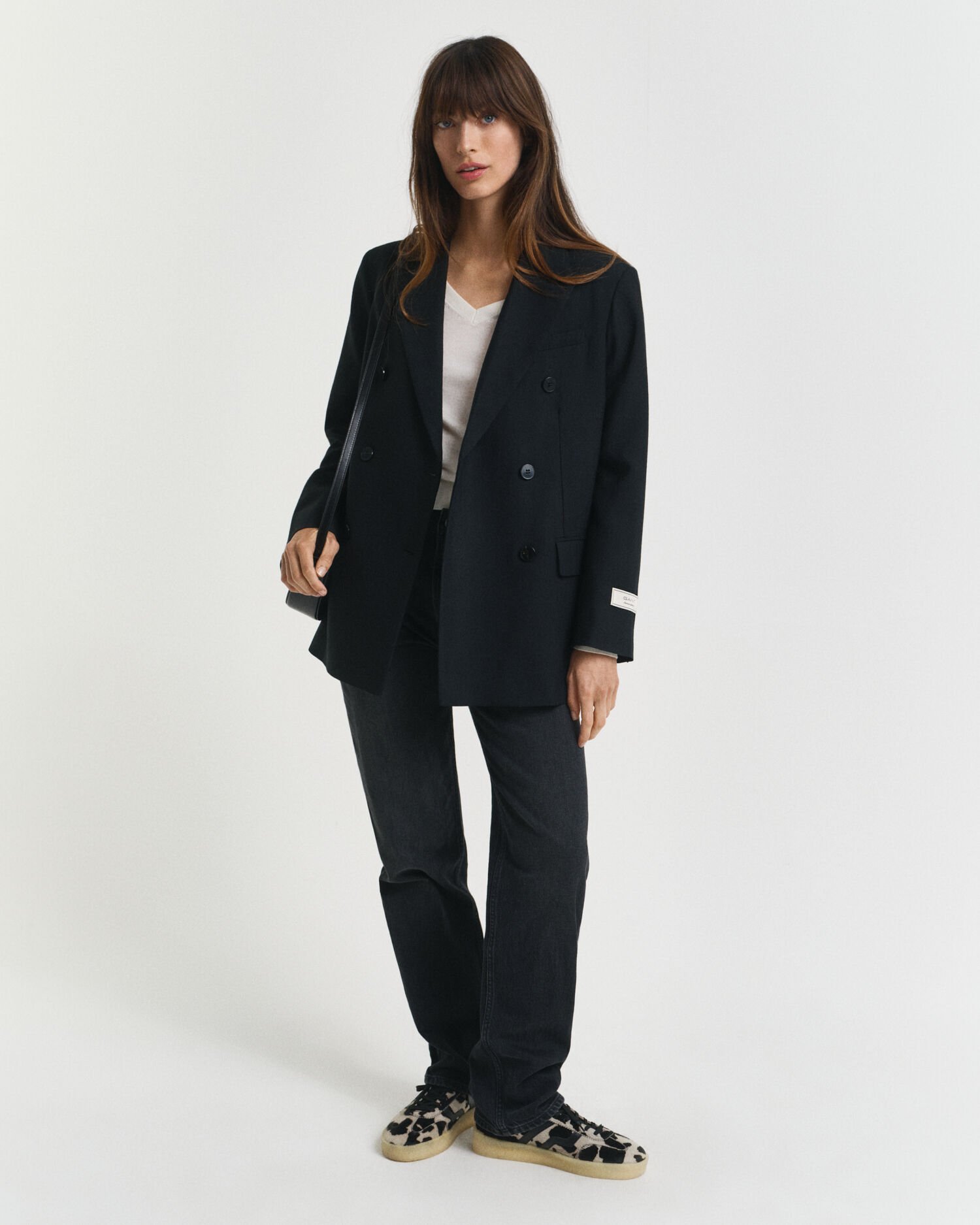 Ohut merinovillaneule, v-pääntie