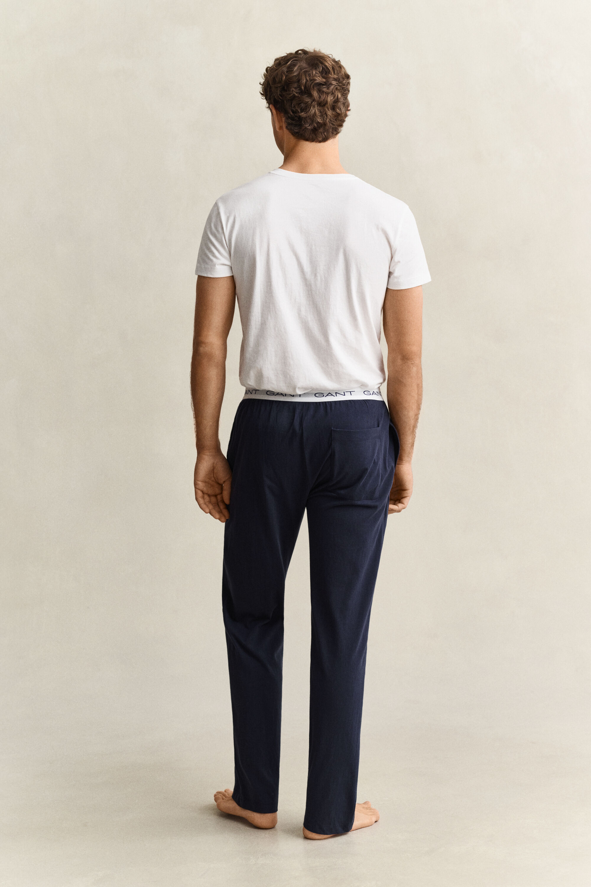 Pyjamahousut jerseyneulosta