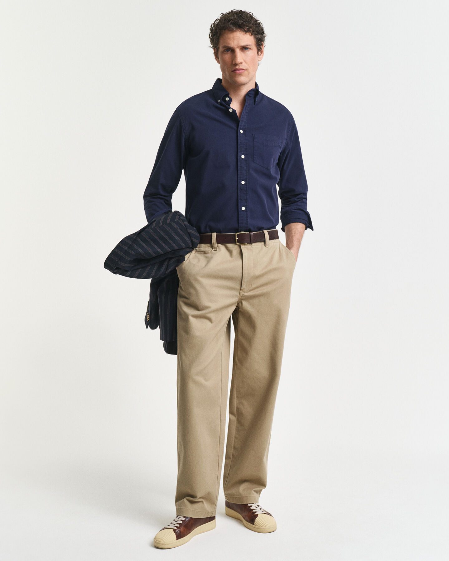 Regular fit ‑mitoitettu tvillipaita