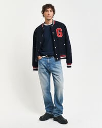 Ohut merinovillaneule, pyöreä pääntie