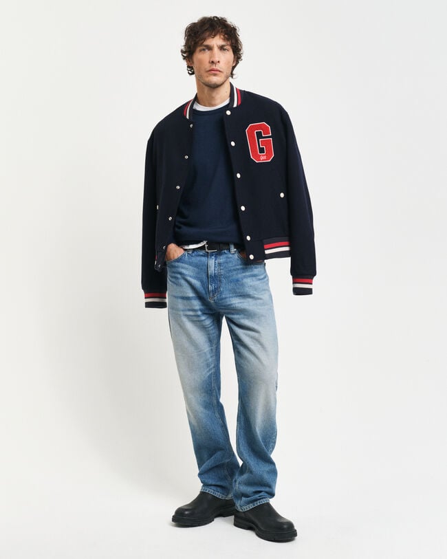 Ohut merinovillaneule, pyöreä pääntie